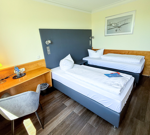 Willkommensgetränk im Zimmer